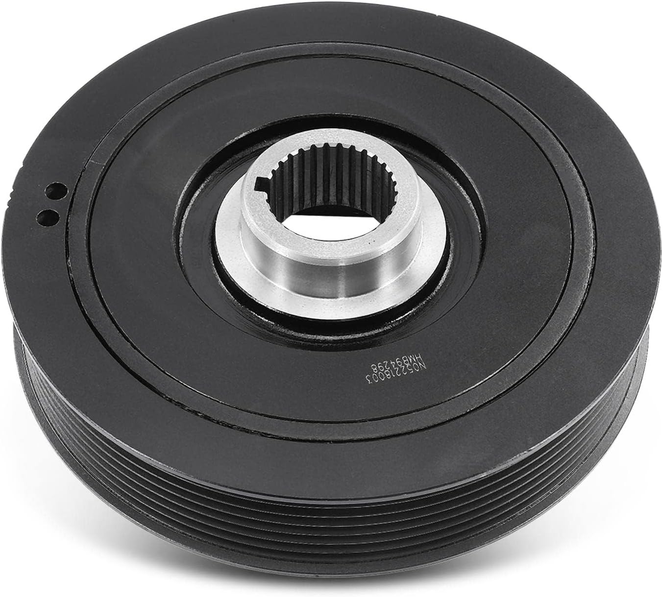 A-Premium Engine Harmonic Balancer Crankshaft Pulley Compatible with Acura RSX 02-06, TSX 04-08 & Honda Accord 03-05, Civic 02-11, CR-V 02-06, Element 03-06, DOHC L4 2.0L 2.4L, Replace# 13810PNA003