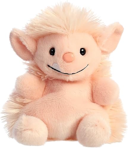 Aurora® Adorable Palm Pals™ Moh Ogre™ Animal de peluche, diversión de bolsillo, juego sobre la marcha, rosa, 5 pulgadas