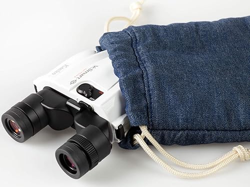 Miniatura 12 de Kenko Binocular de estabilización de imagen VcSmart Compact White 8x21, multicapa completa, para deportes, caza, observación de pájaros, deportes