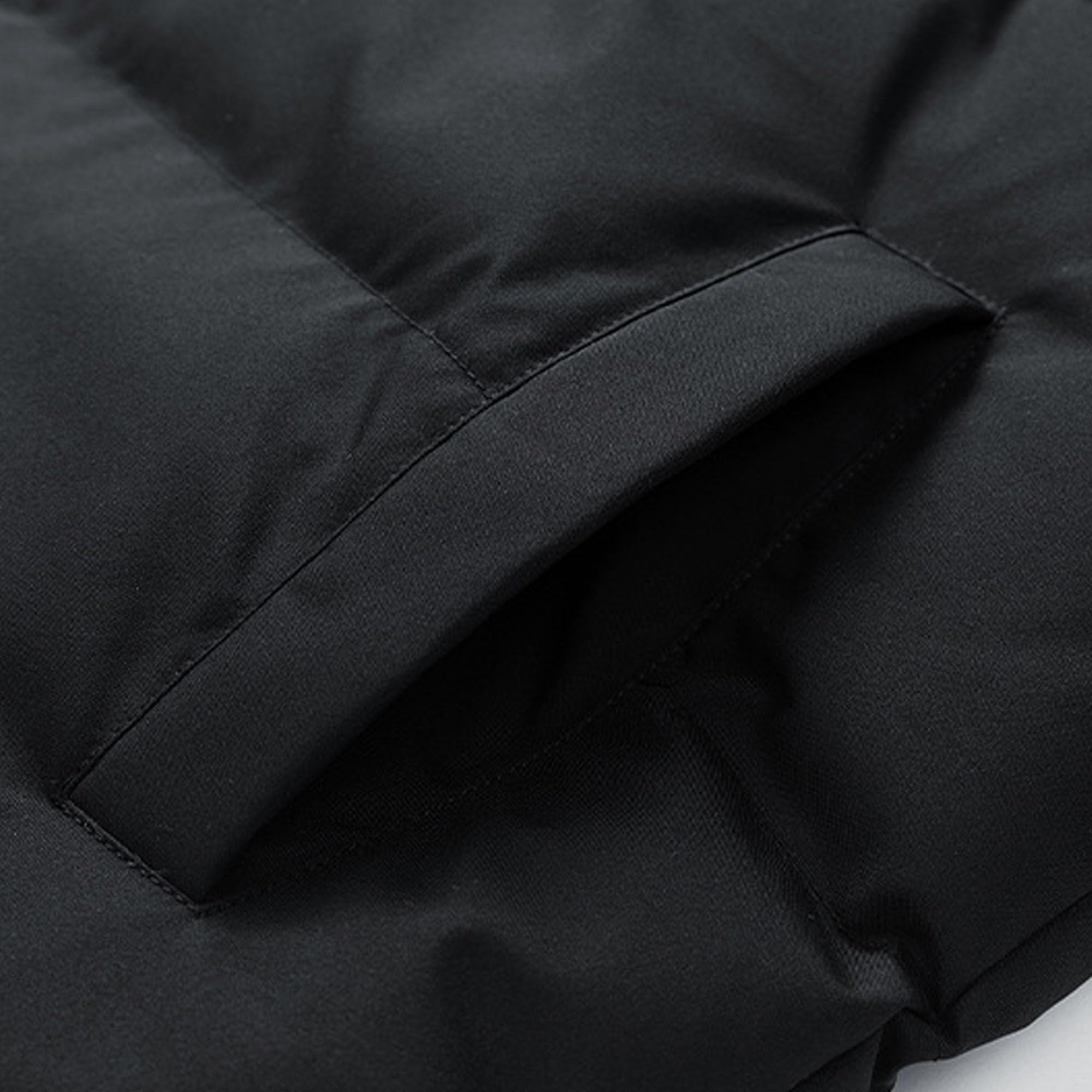 Chaqueta de plumón gruesa y cálida con capucha para hombre, con cremallera, abrigo con capucha para hombre, chaqueta acolchada de invierno para hombre