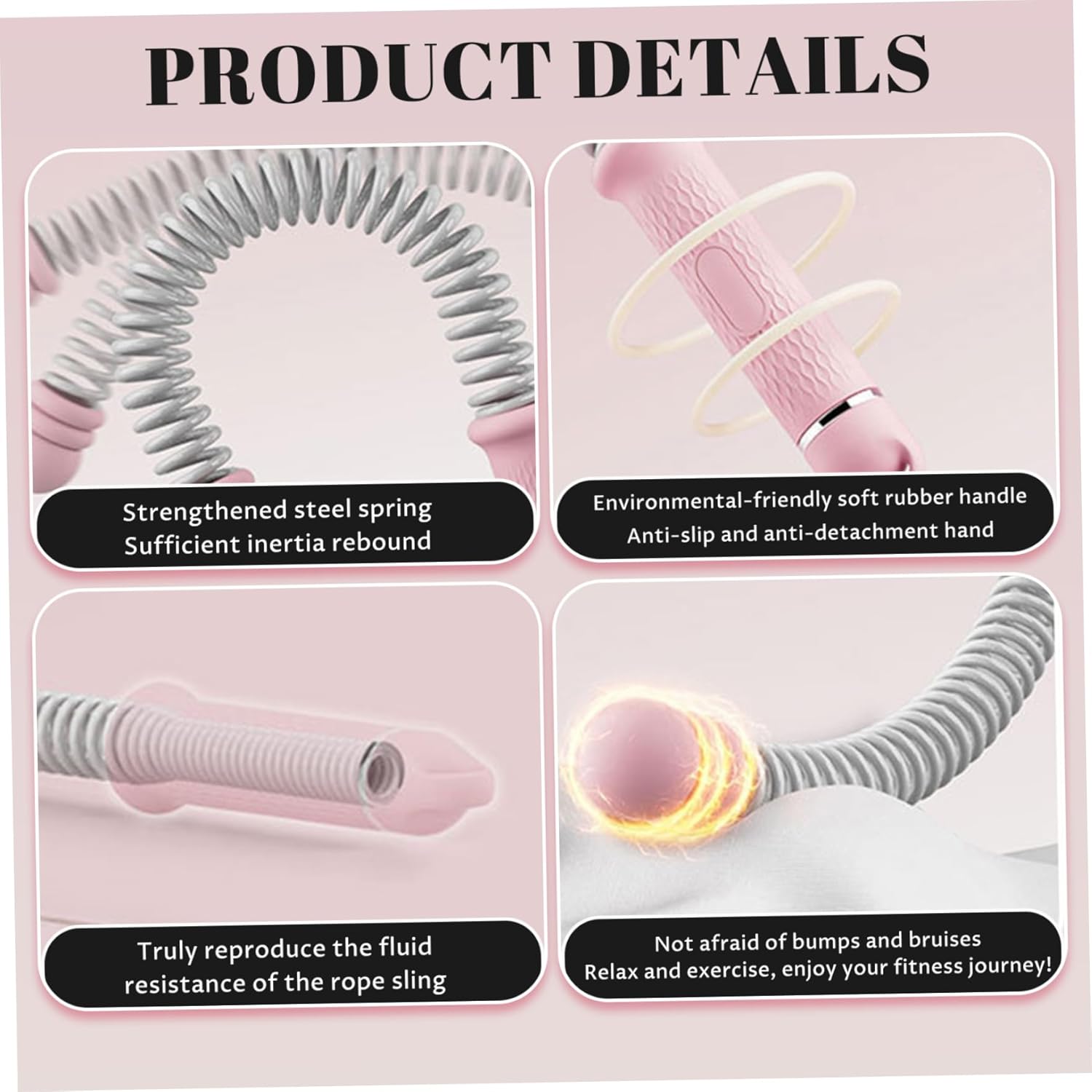 1 Pair Battle Ropes for Home Gym, Ropeless Weighted Battle Ropes, Professional Portable Exercise Rope for Indoor Outdoor Home Gym Office