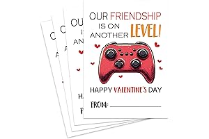 Gamer Themed Valentines Day Cards for Kids