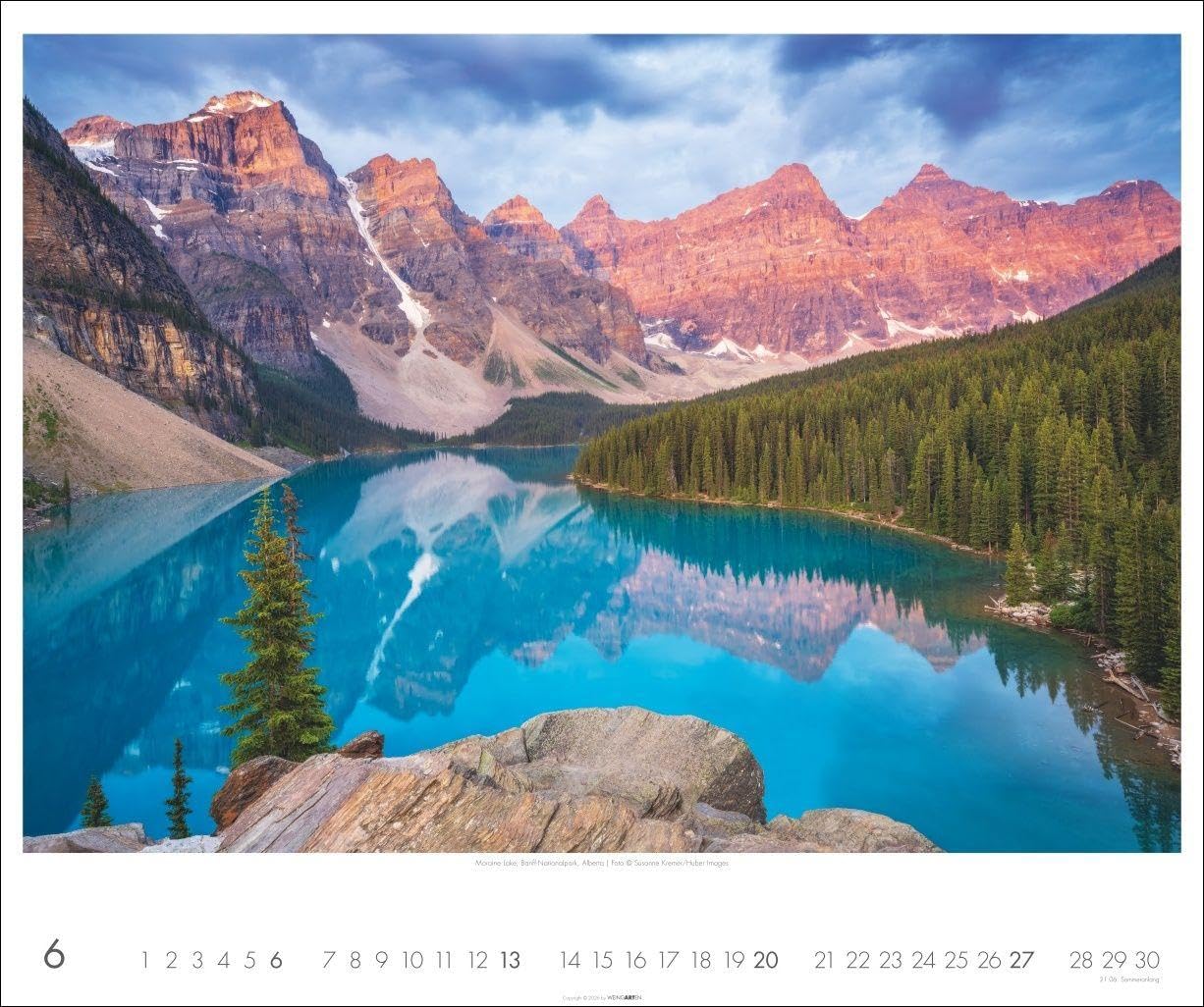 Kanada Kalender 2027 - Der Ruf der Wildnis: Der Ruf der Wildnis. Großer Foto-Wandkalender mit faszinierenden Bildern der kanadischen Weite. 55 x 46 cm. Querformat