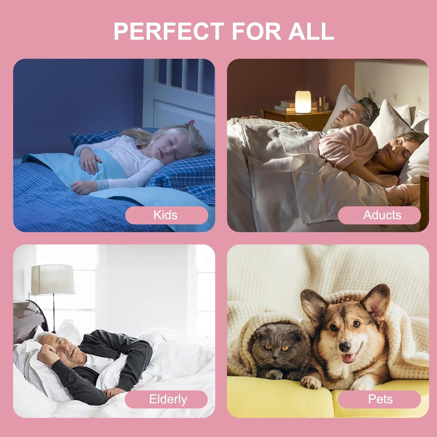 Bed Pads for Incontinence Washable, 40"x55" Large Reusable Waterproof Soft Wetting Underpad for Adults, Elderly, Seniors, Women, Kids & Pets, Machine Washable Pad for Bed, Sofa-Pink - Image 2