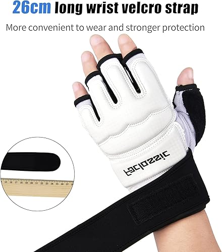 Miniatura 4 de Guantes de boxeo de kickboxing, guantes de boxeo para hombres, mujeres, niños, medio dedo, saco de boxeo, guantes de lucha para hombres y mujeres,