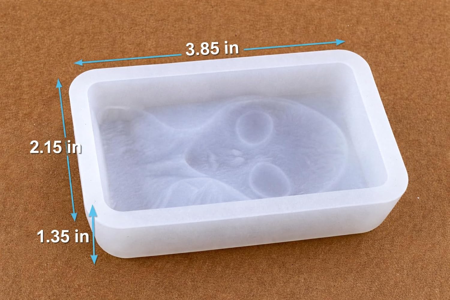 Alien Silicone Mold for SOAP Making, Resin, Candle, Wax, Plaster, Clay and Other Crafts.