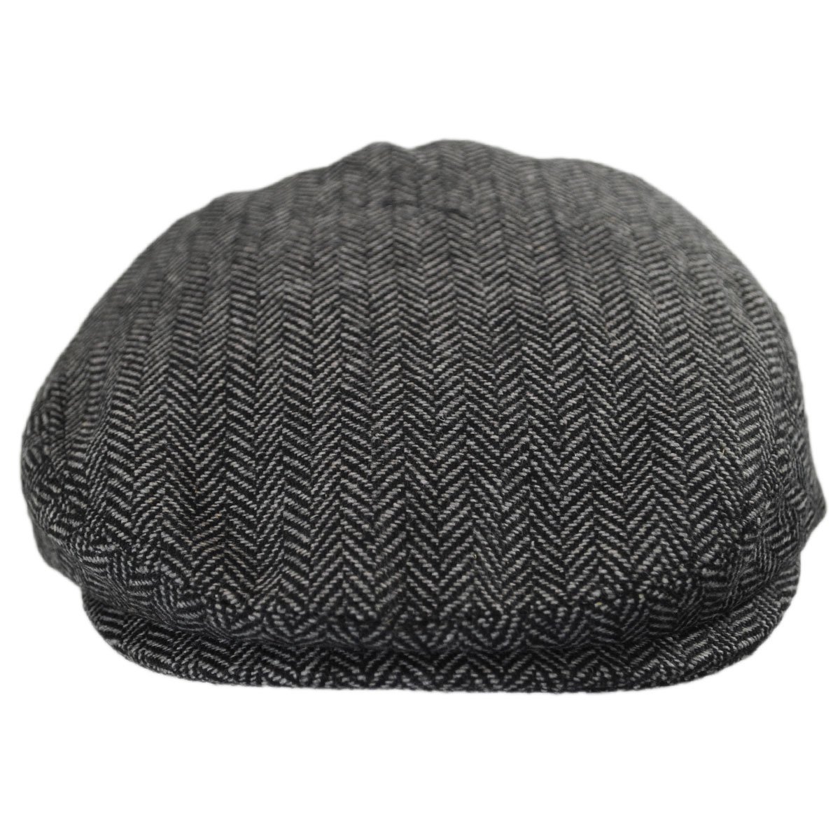 Jaxon Hats Kids' Herringbone Wool Blend Ivy Cap (Child M/L, Charcoal)