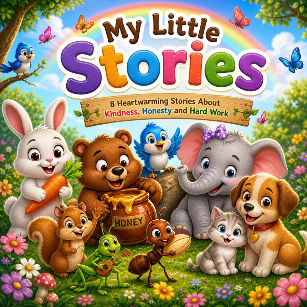 My Collection of Kindness Stories, Short Moral Stories for Kids Ages 3-6: Bedtime Tales with Lessons: 8 Heartwarming, Fun and Educational Stories to ... Friendship, Honesty, Sharing and Good Habits