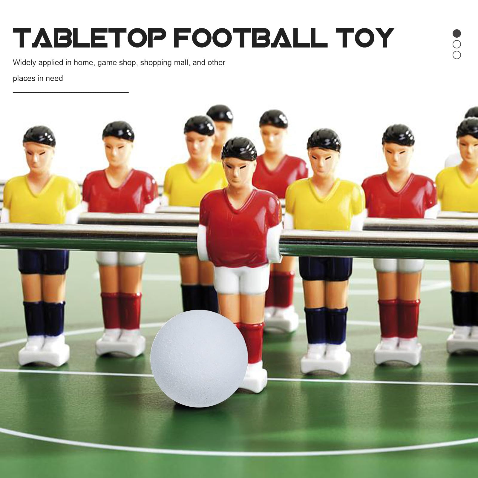 5 Bolas De Fútbol De Madera Para Futbolín WOONEKY, Accesorios Profesionales De 3,6 Cm De Diámetro, Colores Variados, Reemplazo Resistente Para Mesas De Fútbol