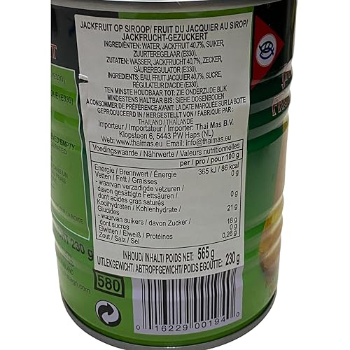 Miniatura 2 de AROY-D Jarabe de fruta de yaca en almíbar 19.93 oz aleación Dee jack jarabe de fruta