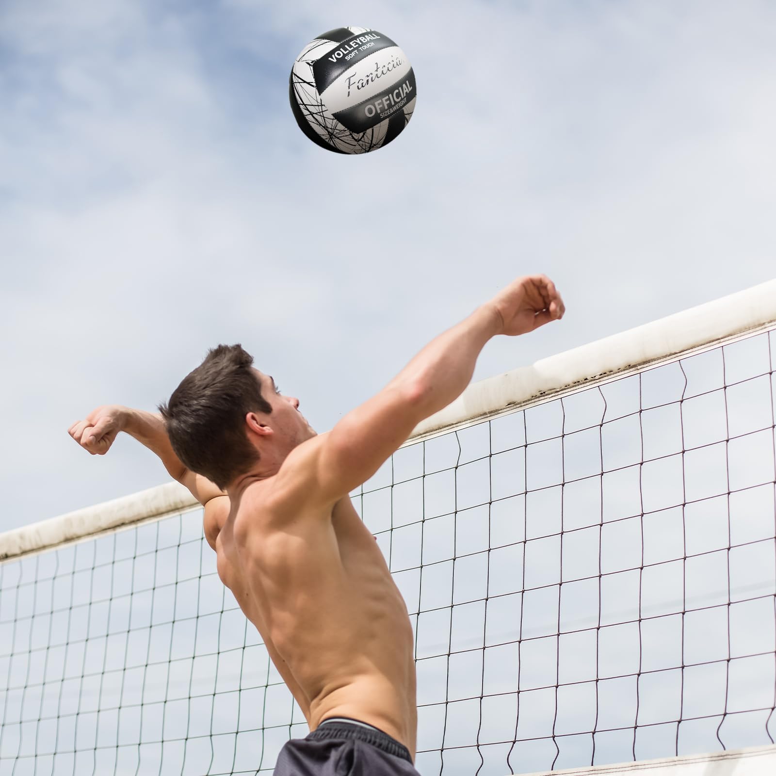 Voleibol tamaño 5 con bomba, voleibol de playa suave de piel suave resistente al agua para jugar al aire libre en interiores, pelota de agua, regalo para adultos