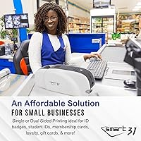 Vista 2 de IDP SMART-31 Series ID Card Duplex Kit de impresora con software, manual y guías - Incluye cinta de color YMCKO de 250 impresiones y 100 tarjetas