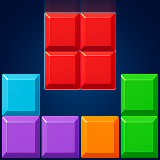 ColorBlock Blast Combo Puzzle Merge Master: Relaxing Tiles Matching & Cube Smash - Tetris Brain Game