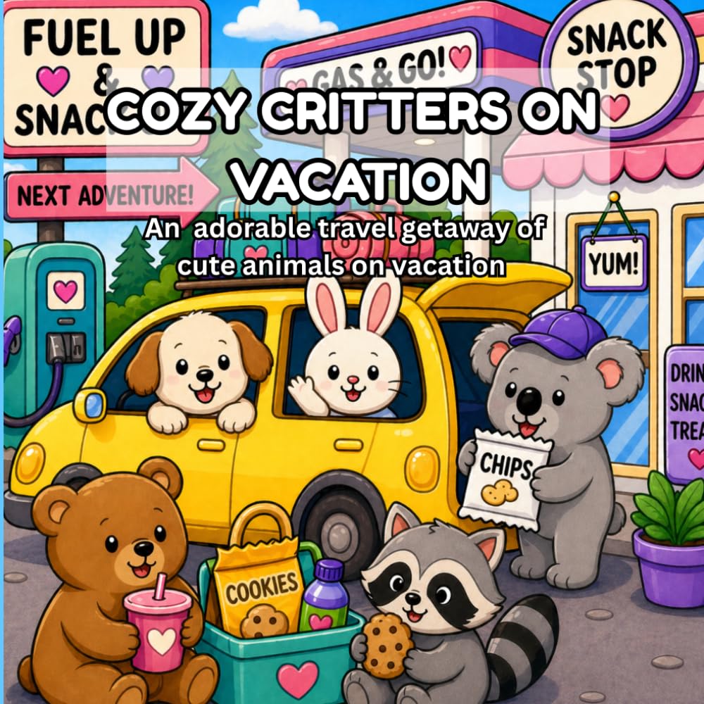 Cozy Critters on Vacation: An Adorable Travel Getaway of Cute Animals on Vacation