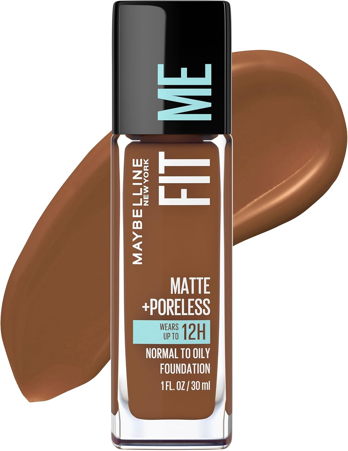 Maybelline Fit Me Matte + Poreless Liquid Foundation Makeup Deep Gold 30ml Oil-free Foundation