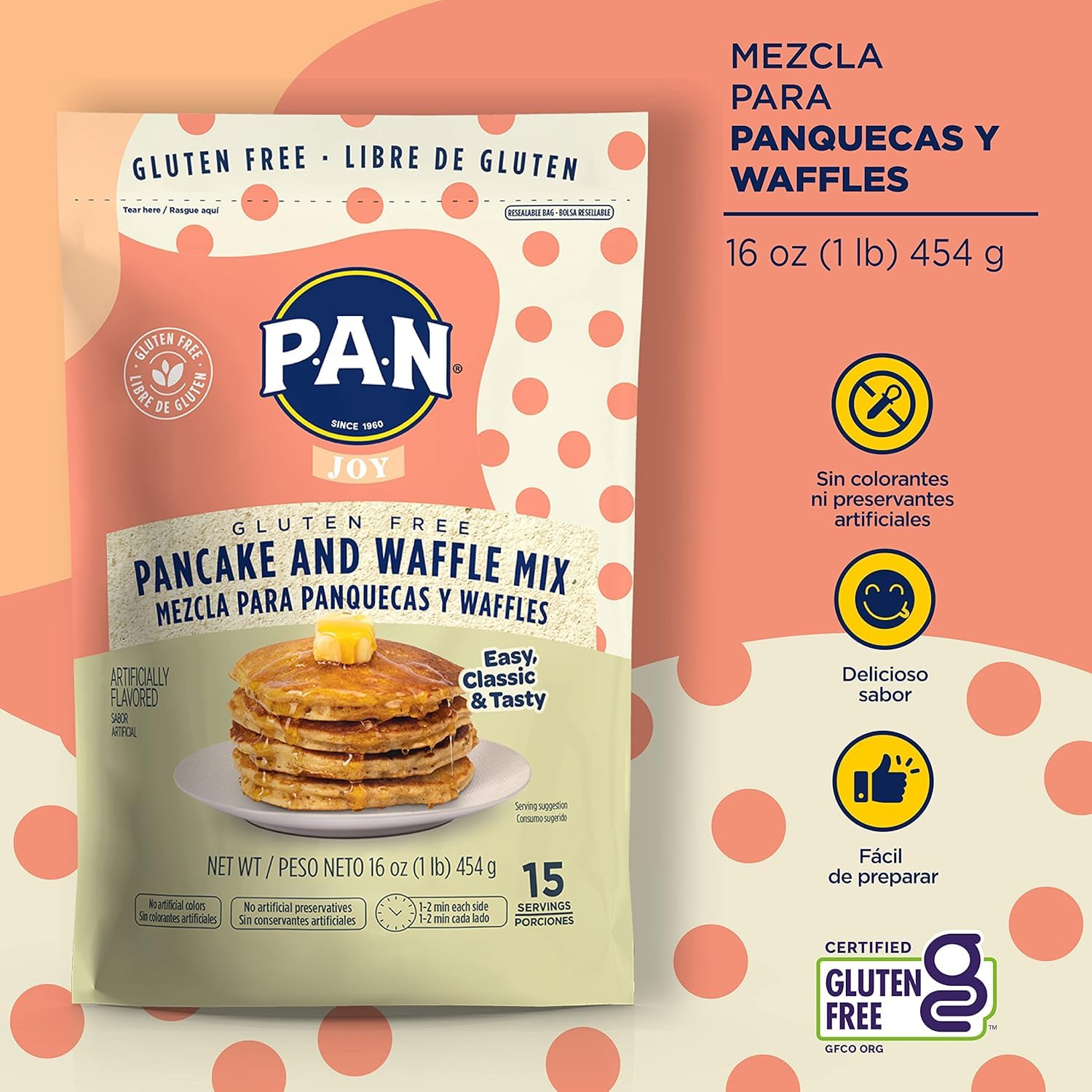 Pancake & Bake 6-Pack Bundle: Gluten-Free Sweet Corn Pancakes, Waffles, Cornbread & Muffins Mixes for Easy and Delicious Baking. Variety Pack Flour Mixes for Every Occasion image 2