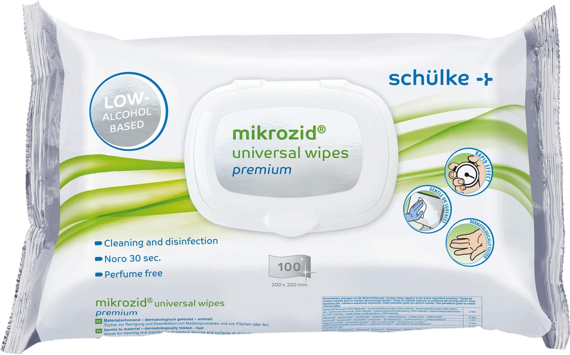 Schulke Mikrozid Universal Wipes - 100 Wipes