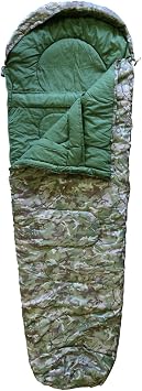 Kombat UK Unisex Outdoor Military Sleeping Bag available in Btp British Terrain Pattern - One Size