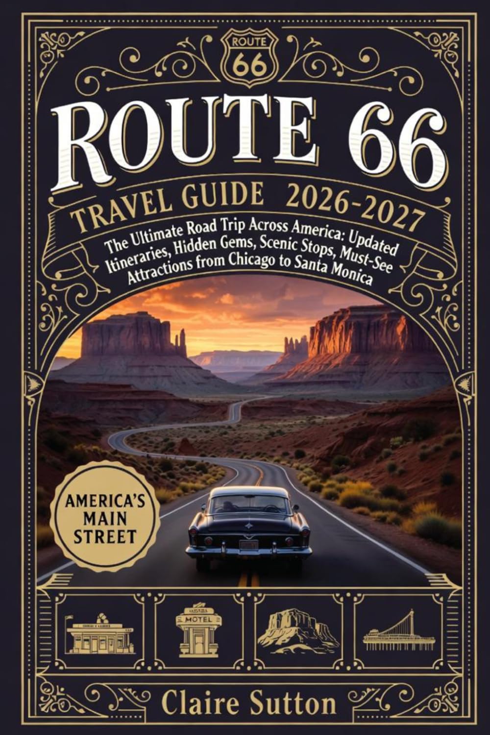 ROUTE 66 TRAVEL GUIDE 2026-2027: The Ultimate Road Trip Across America Updated Itineraries, Hidden Gems, Scenic Stops, Must-See Attractions from Chicago to Santa Monica