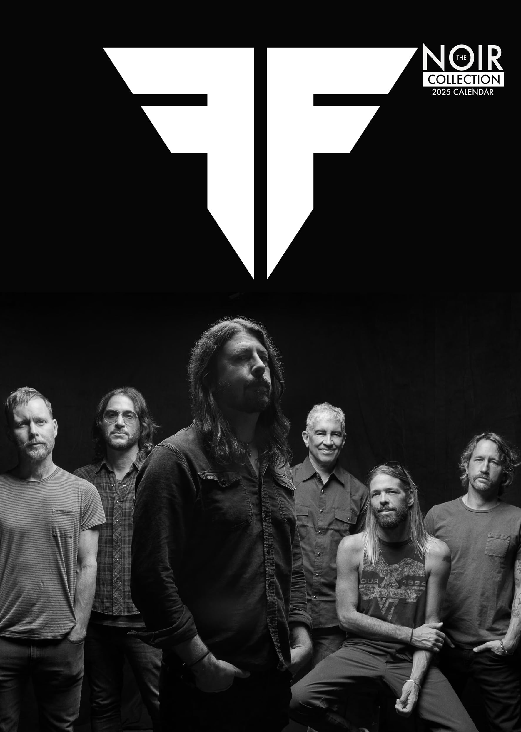 The Foo's 2025 A3 Limited Edition Noir Collection Wirobound Wall Calendar Ideal for a Birthday or Xmas Gift