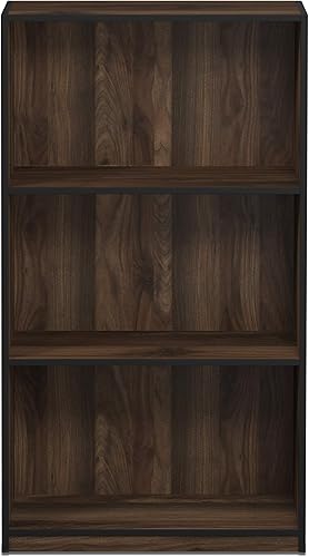 Miniatura 6 de Furinno 99736DBR - Estantería básica de 3 niveles, color café oscuro