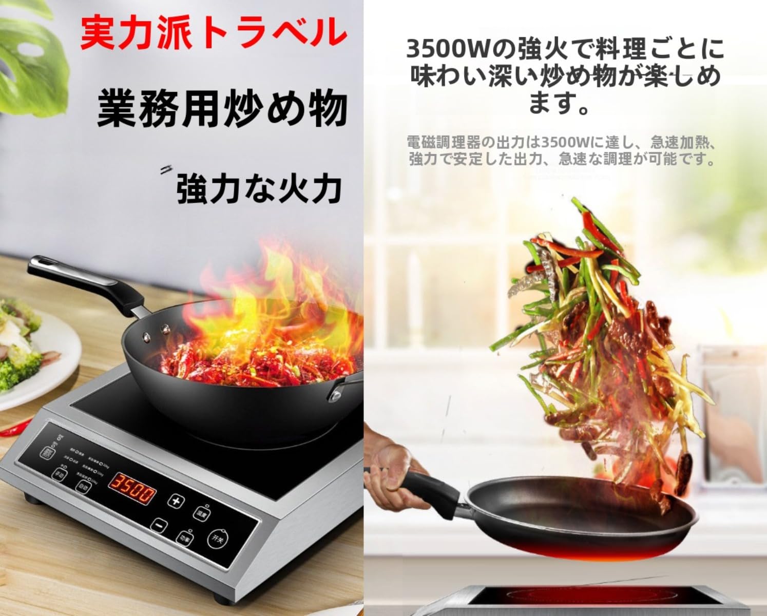 Amazon.co.jp: Andula卓上IHクッキングヒーター 静音設計 防水 防爆 