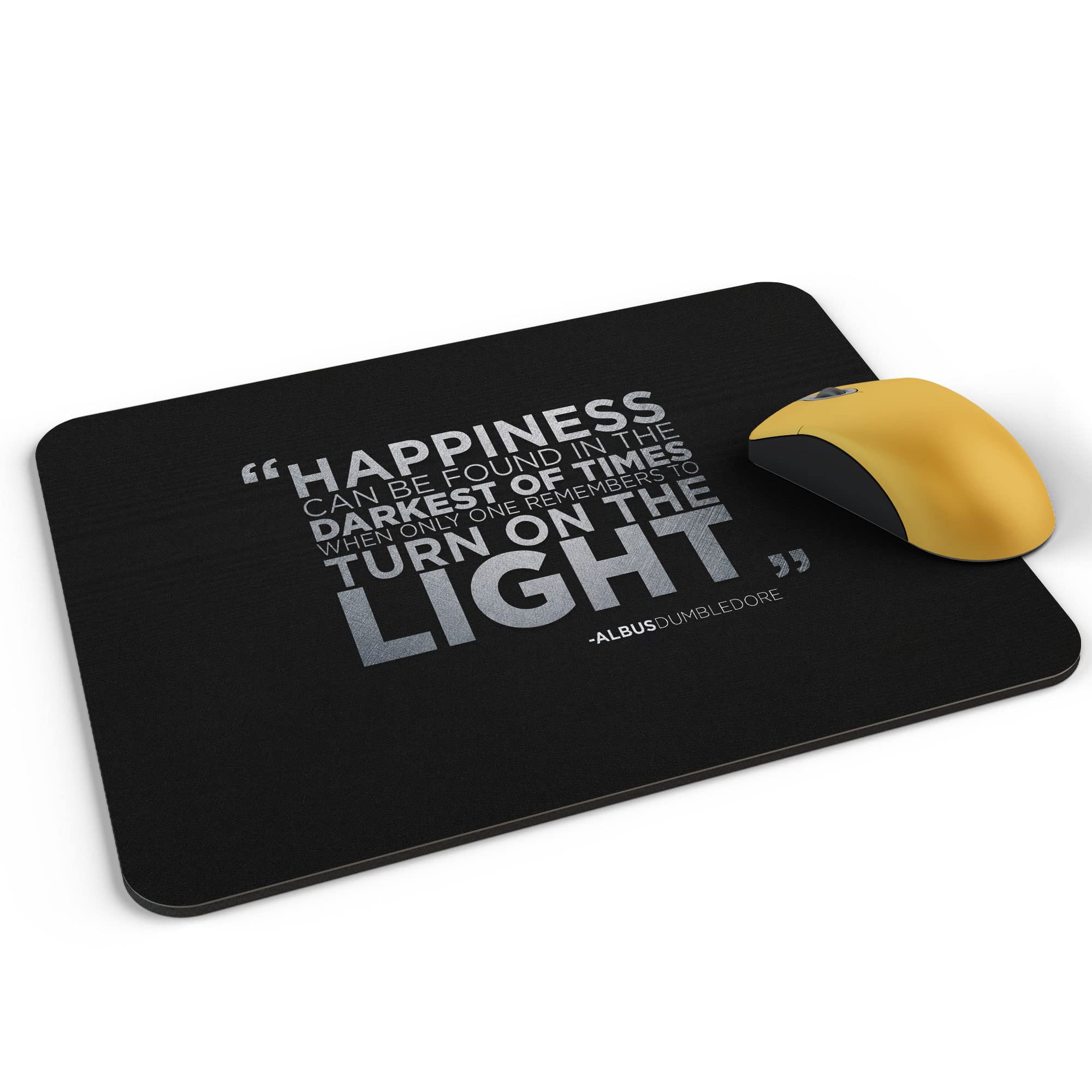 Shloka Turn On The Light Mouse Pad for Laptop/Computer
