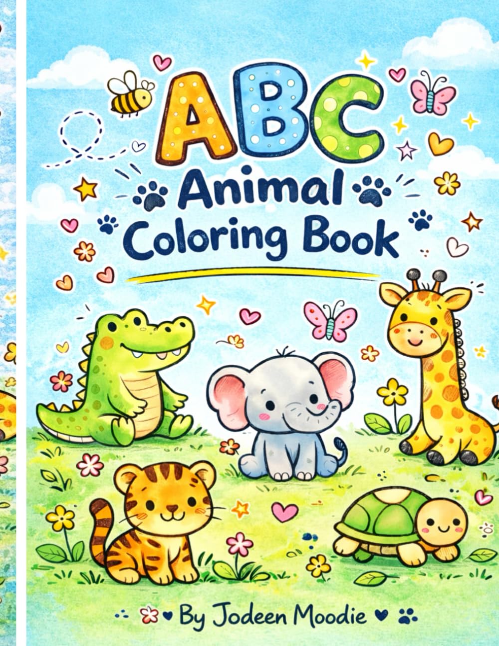 ABC Animal Coloring Book: Fun and Easy Animal Coloring Pages for Kids