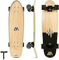 Vista 8 de Magneto - Patineta Completa 70 x 19 cm Madera de Arce Canadiense Ruedas de Uretano de 60 MM Tabla de Doble Patada Cóncava Patineta Cruiser