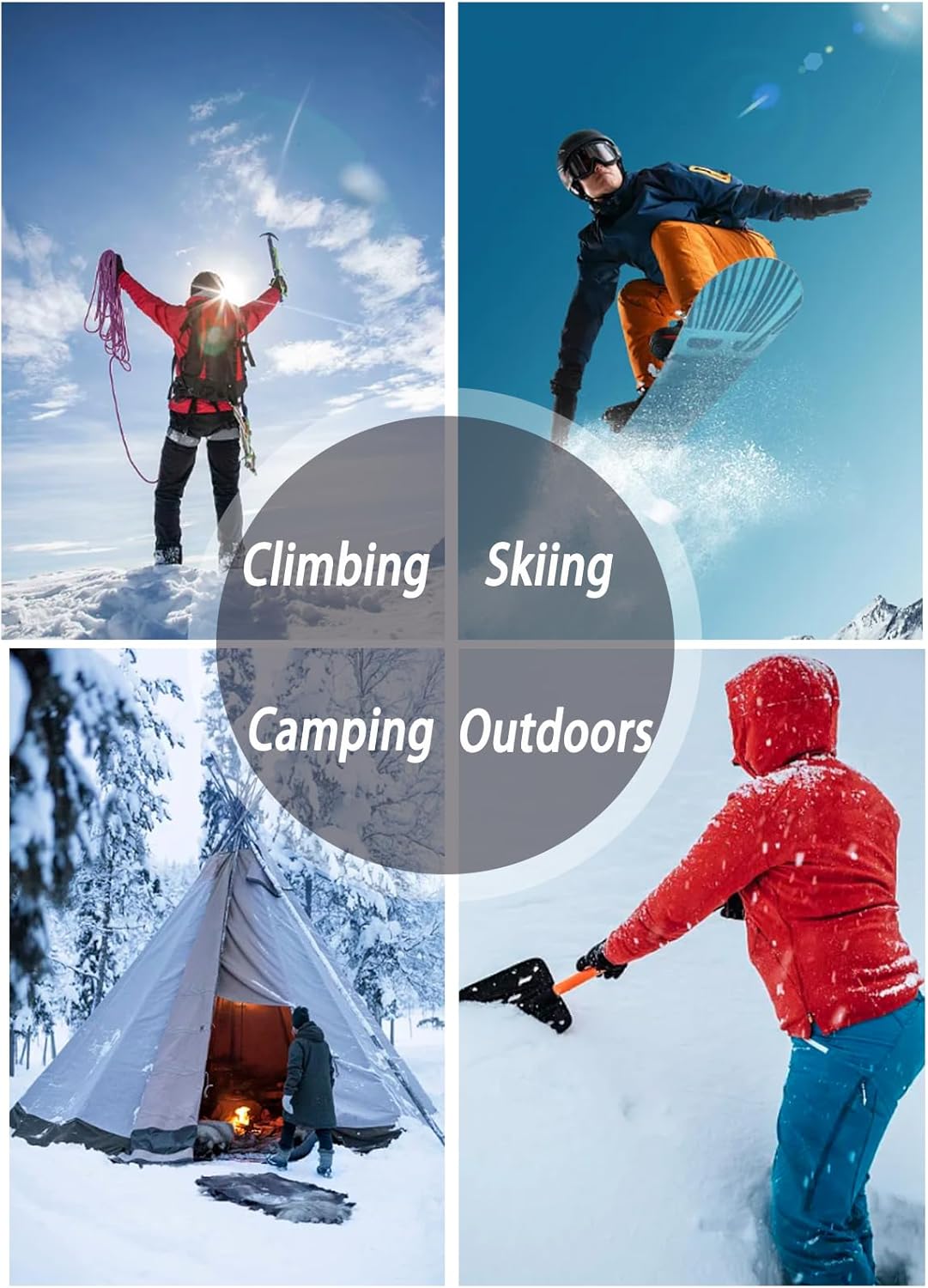 KXF 3 in 1 Winter Trapper Warm Hat Windproof Waterproof Faux Fur Lined Full Coverage Hunting Trooper Hats for Men Women - Image 5