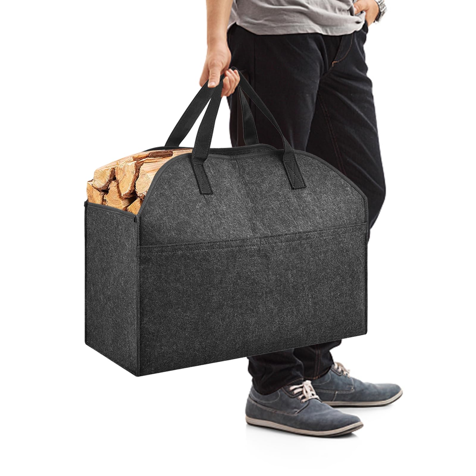 Borsa da viaggio resistente per legna da ardere