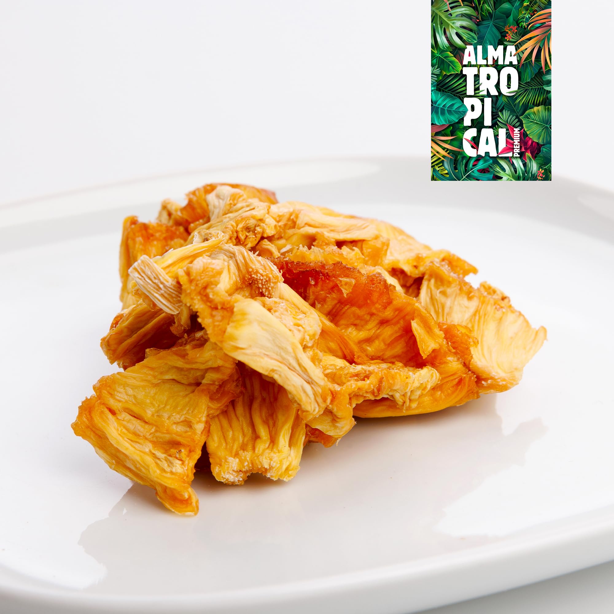 Alma Tropical - Piña Deshidratada Completamente Natural de Costa Rica (Caja 24 x 50g) | Snack saludable, Sin azúcares añadidos, Sin Alérgenos, Sin Glúten, Sin Conservantes