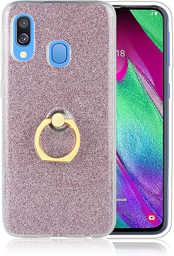 Custodia Anello Supporto Custodia per Samsung Galaxy A40 Rosa Custodia Anello Supporto Custodia per Samsung Galaxy A40 Rosa