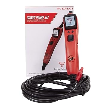 Power Probe PP3EZREDCS Circuit Tester with Learning and Diagnostics Mode for Easy Automotive Electrical and Component Testing for 12 to 24 Volts Electrical Systems Tool Only