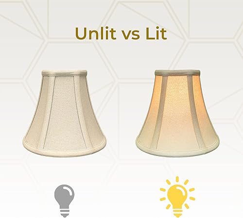 Vista 75 de Royal Designs, Inc. True Bell - Pantalla básica para lámpara Negro - 2 Pack