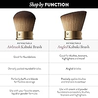 Vista 111 de LAURA GELLER NEW YORK - Brocha de sombra de ojos, mango de madera negra