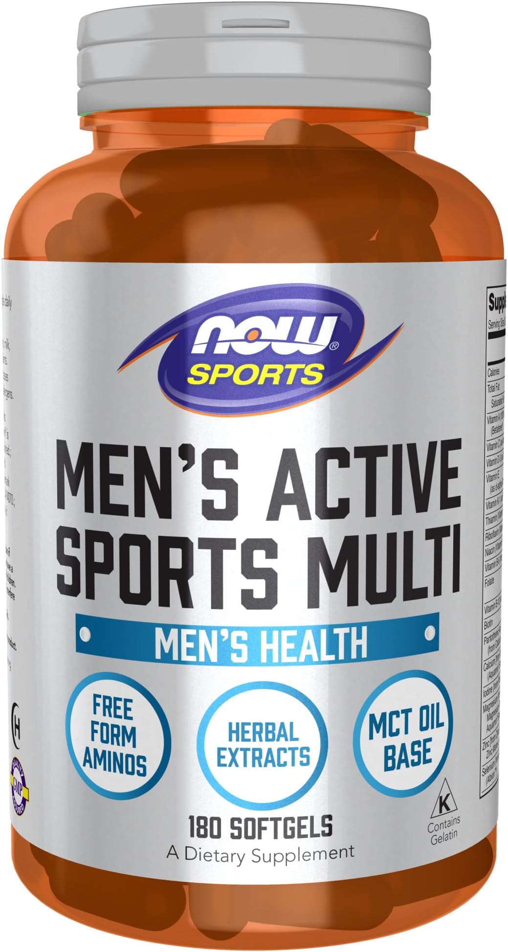 Sports, Men's Extreme Sports Multi, 180 Softgels - Now Foods - UK Seller