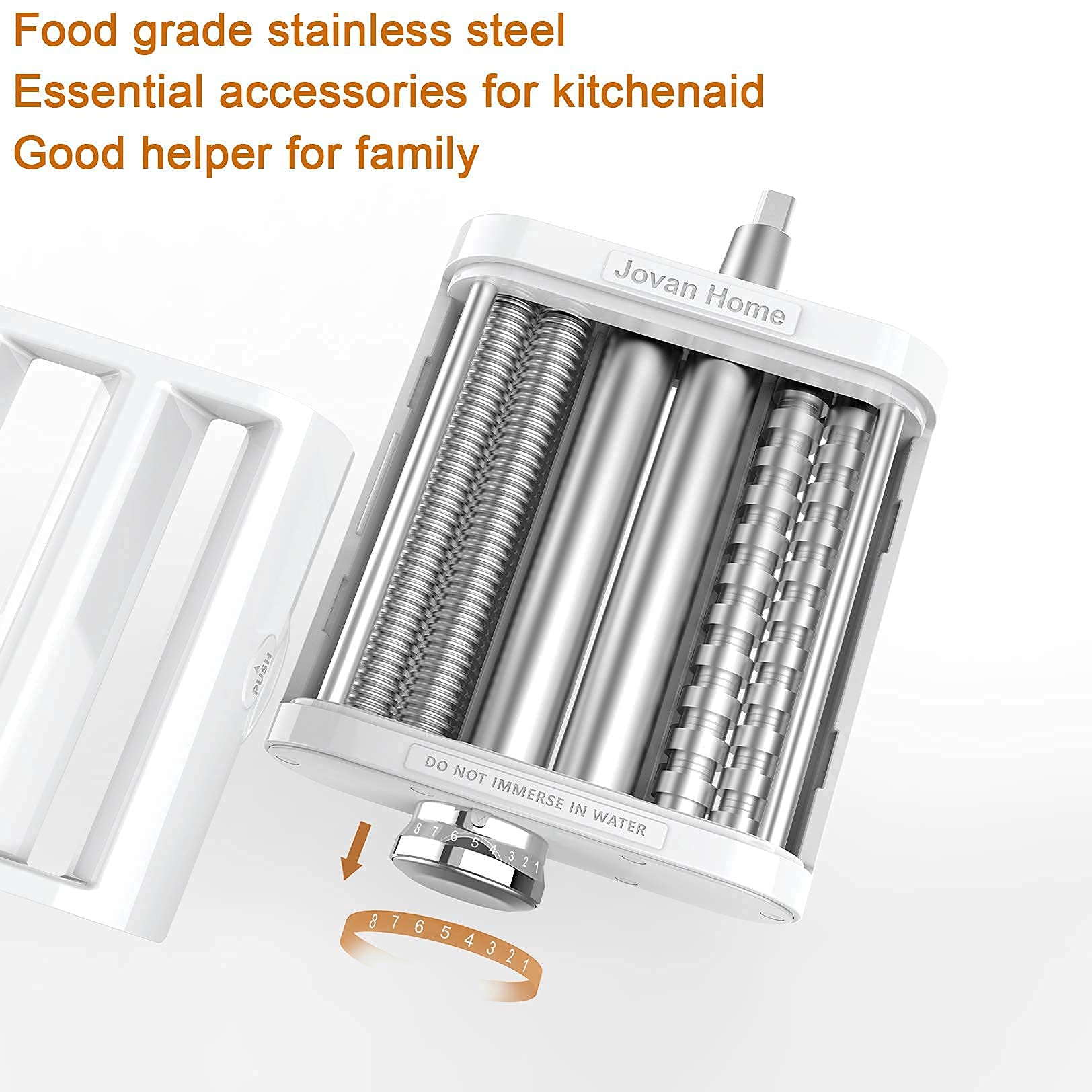 Pasta Maker Attachment for KitchenAid Stand Mixers 3 in 1 Set Includes