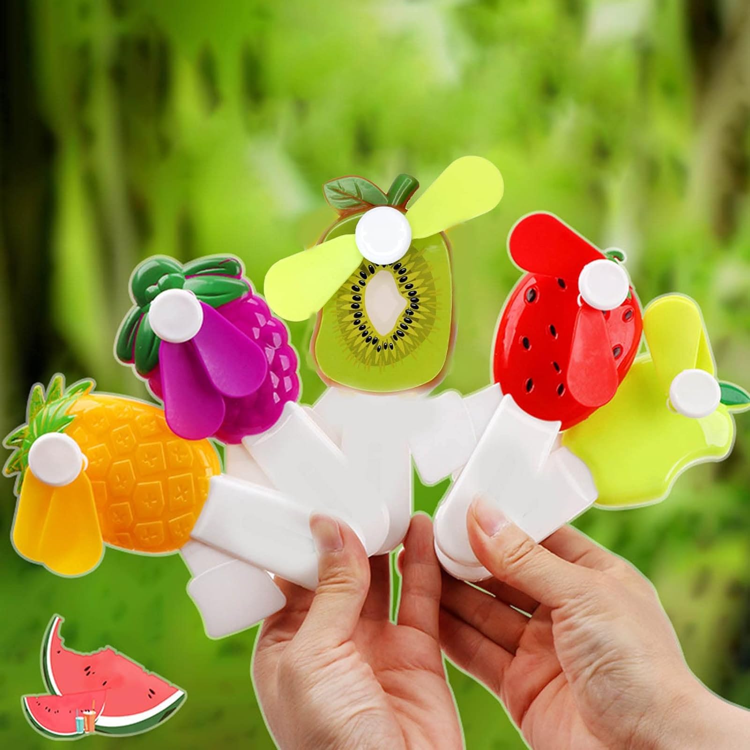 Verbier Fruit Shape Portable Fan Switch press Cartoon Shape Fan Lightweight Cute Fan for Summer Kids and Adults Home Use Set of 4 Multicolor (B0C6KFN1PH) Amazon Price History, Amazon Price Tracker