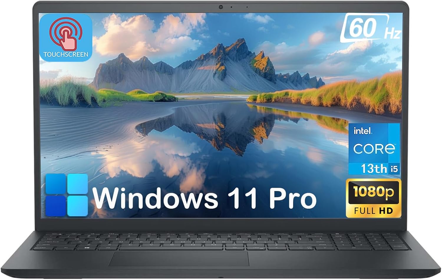 Dell Inspiron 15 3530 Touchscreen Laptop Computer for Business & Student, 64GB RAM, 2TB SSD, Win11 Pro, Intel 10-Core i5-1334U, 15.6" WVA LED FHD Anti-Glare Display, AI Copilot