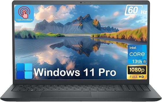 Dell Inspiron 15 3530 Touchscreen Laptop Computer for Business & Student, 64GB RAM, 2TB SSD, Win11 Pro, Intel 10-Core i5-1334U, 15.6" WVA LED FHD Anti-Glare Display, AI Copilot