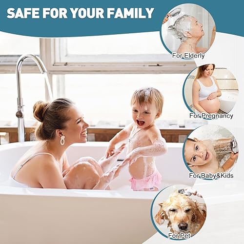 Miniatura 6 de Alfombrilla de ducha esquinera antideslizante Mofonky - Tapete de ducha triangular grande de 27.5 x 27.5 pulgadas para ducha interior, tapete de