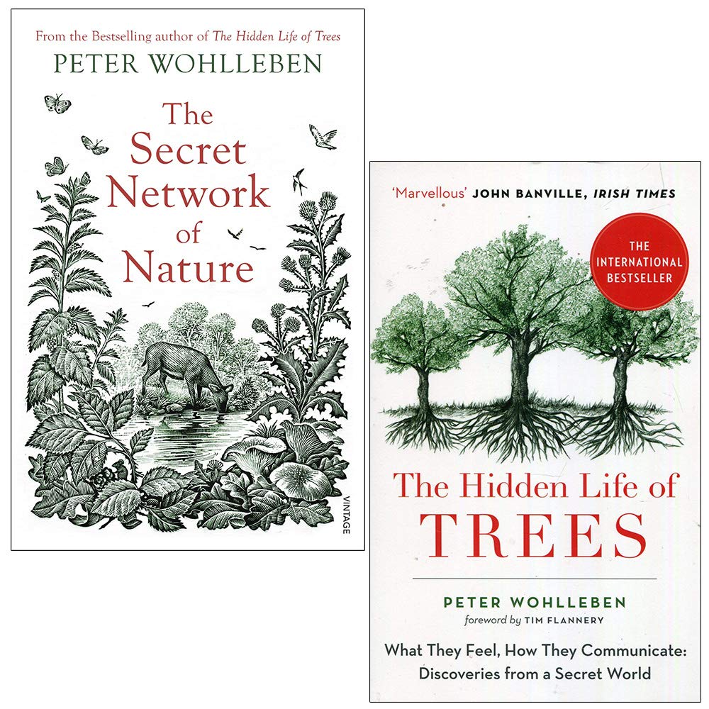 The Secret Network of Nature & The Hidden Life of Trees By Peter Wohlleben 2 Books Collection
