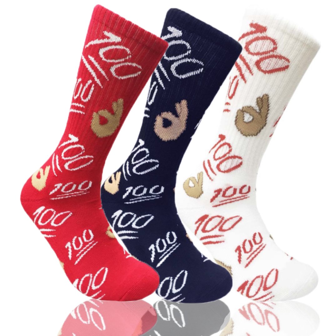 Mens Mixed Funny Colorful Novelty Crew Casual Patterned Socks 3 Pair Bundle