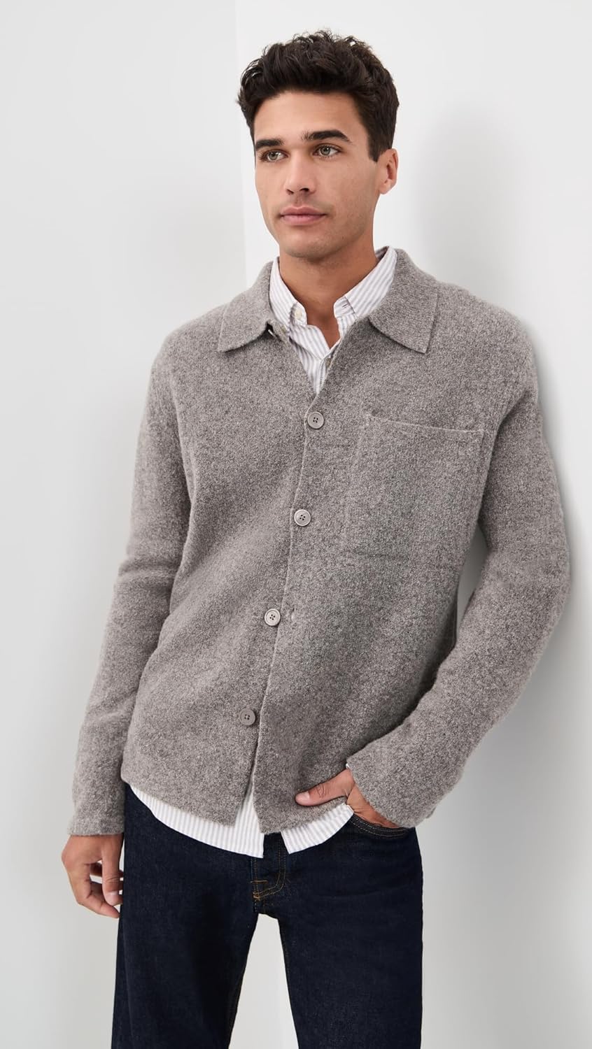 NN07 Men's Jonas Full Button Sweater - Image 2
