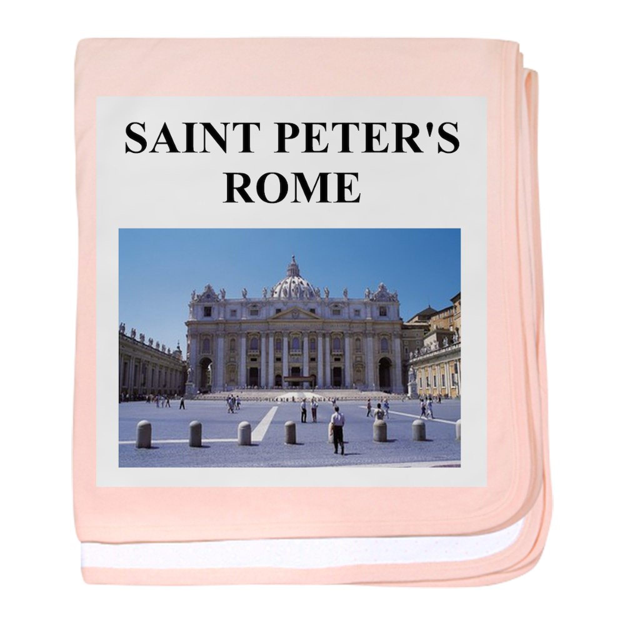 CafePress Saint Peter's Rome Gifts and Infant Blanket Baby Blanket, Super Soft Newborn Swaddle
