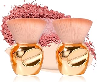 Oneleaf Kabuki - Brochas de maquillaje sintét...