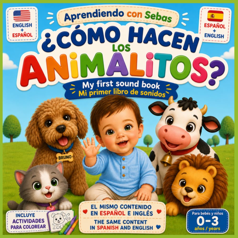 ¿Cómo hacen los animalitos?: Mi primer libro de sonidos