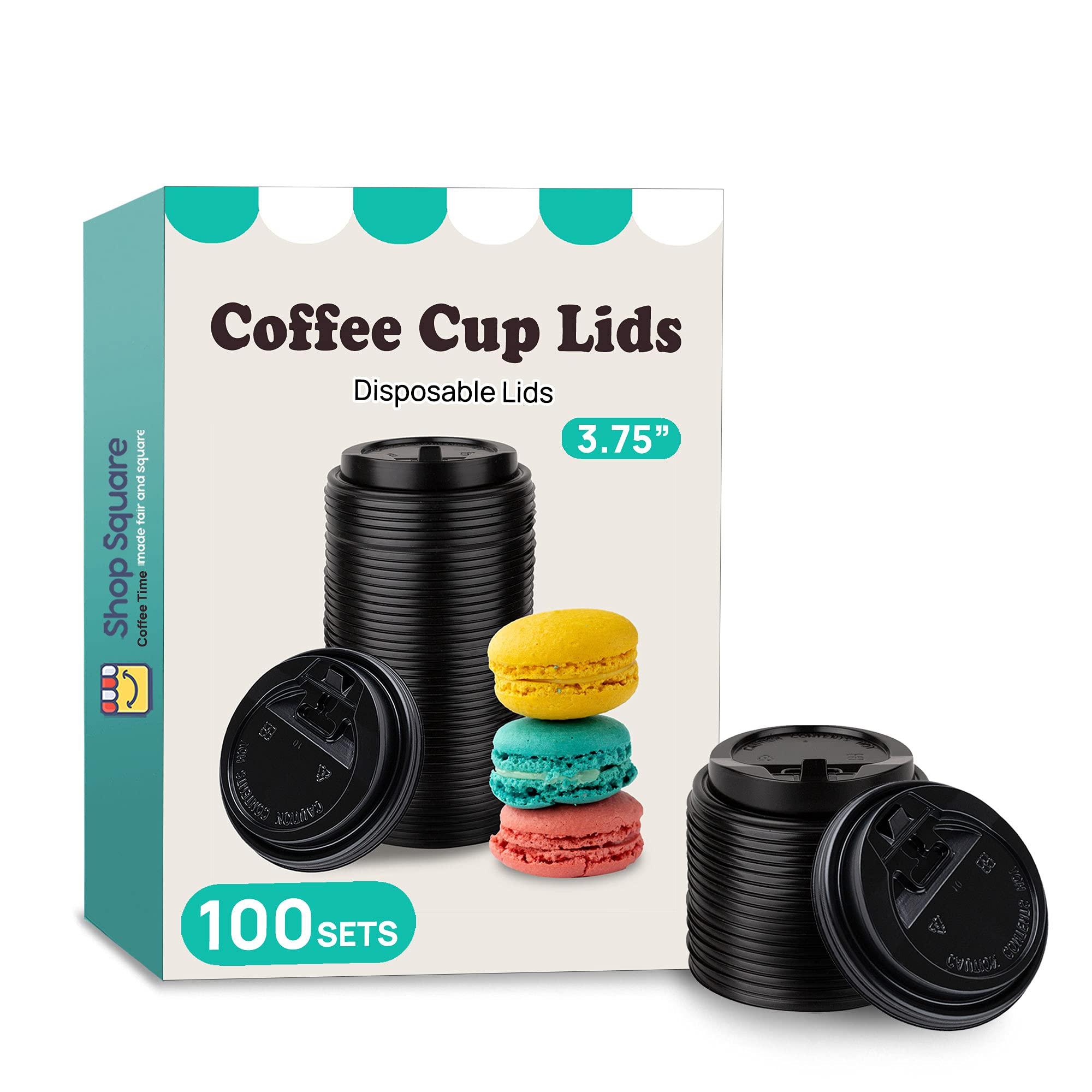 Buy (100Pack) Coffee Cup Lids Bulk Disposable Coffee Cup Lids with