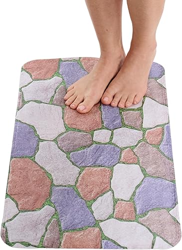 Miniatura 18 de ENKOSI Tapete de baño antideslizante para pisos de bañera y ducha – Tapete de ducha antideslizante con agarre seguro de ventosa – Tapete de bañera